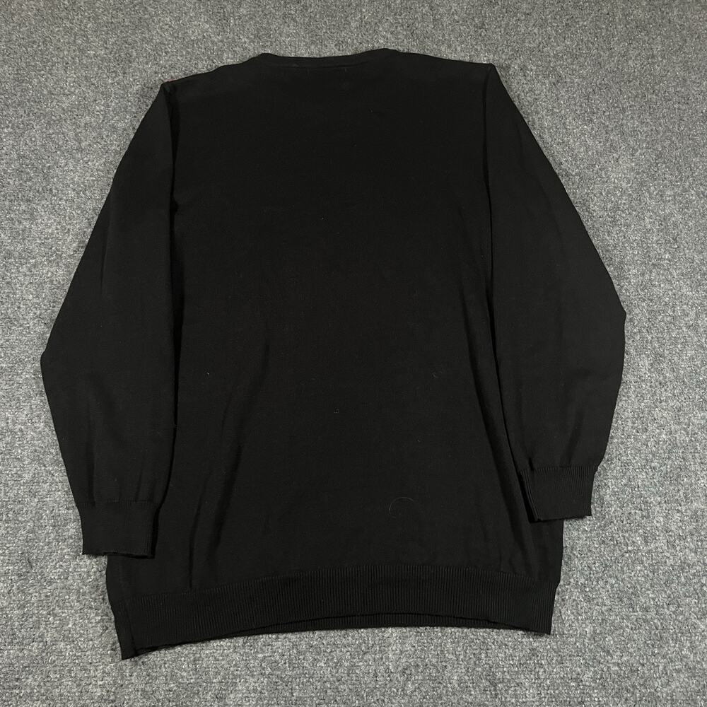 OXKNIT Sweater Mens 2XL Lightning Bolt Cotton Crewneck Knit Pullover - Picture 3 of 6
